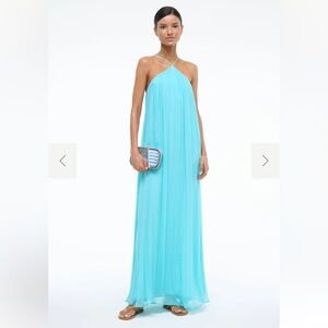 STAUD Dash Dress in Teal